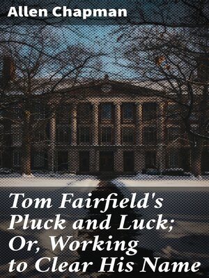 cover image of Tom Fairfield's Pluck and Luck; Or, Working to Clear His Name